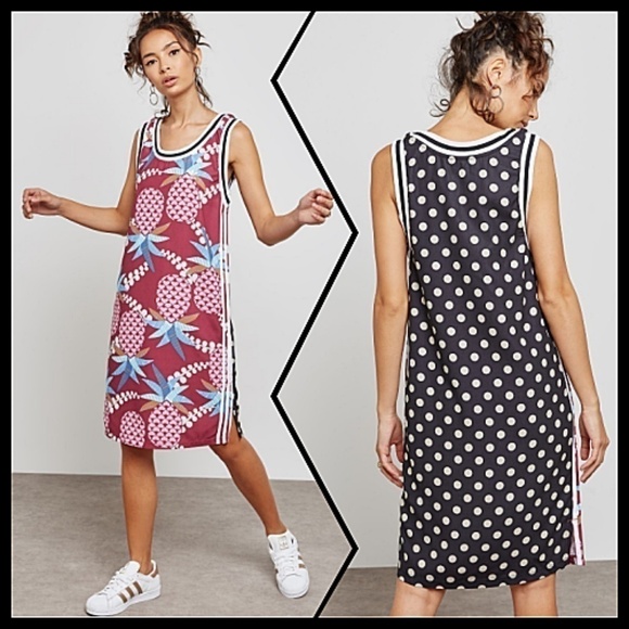 Adidas Originals x FARM Pineapple Tank Dress NWT - Picture 1 of 7